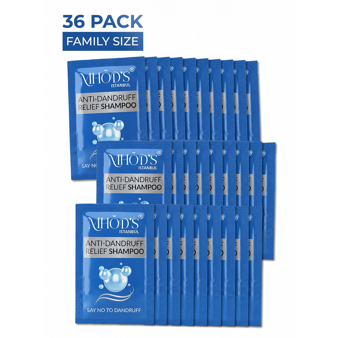 MHOD’S Anti-Dandruff Relief Shampoo (Pack of 36 Sachet)