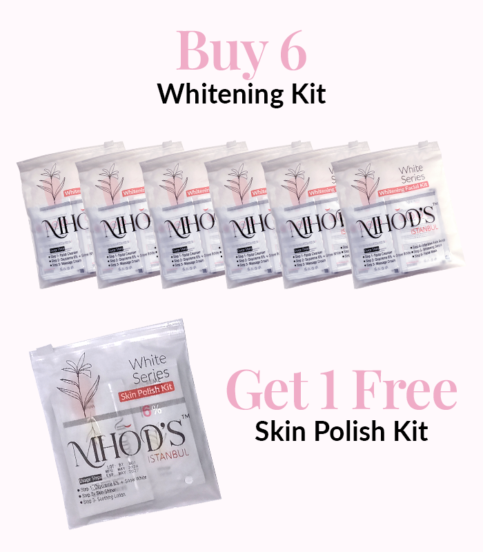 Buy 6 Whitening Kits & Get 1 Free Skin Polish Kit