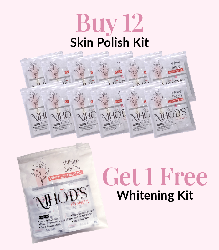 Buy 12 Skin Polish Kits & Get 1 Free Whitening Kit