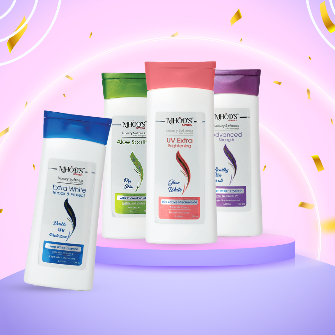 Pack of 4 Lotions (100 ml)