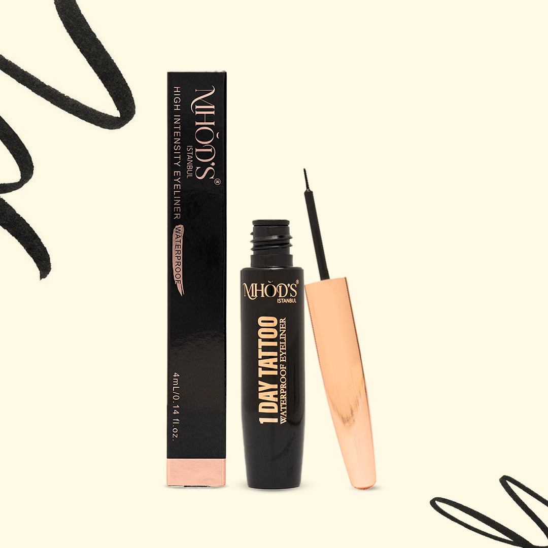 1 Day Tattoo Waterproof Liquid Eyeliner – Black (4ml)