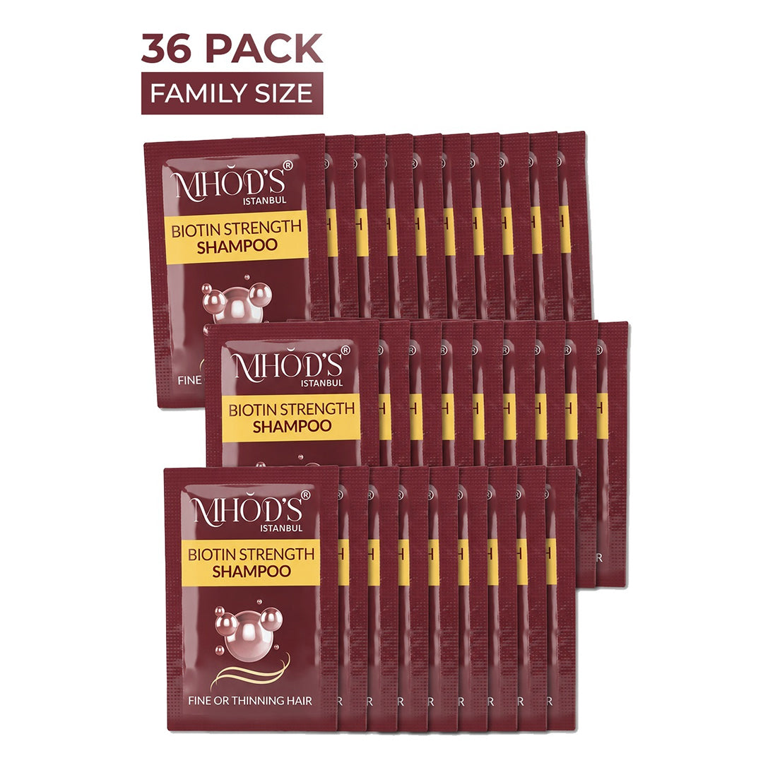 MHOD’S Biotin Strength Shampoo (Pack of 36 Sachet)