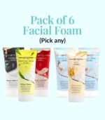 Pack of 6 Facial Foams